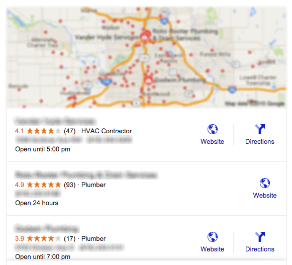 seo tips reviews map